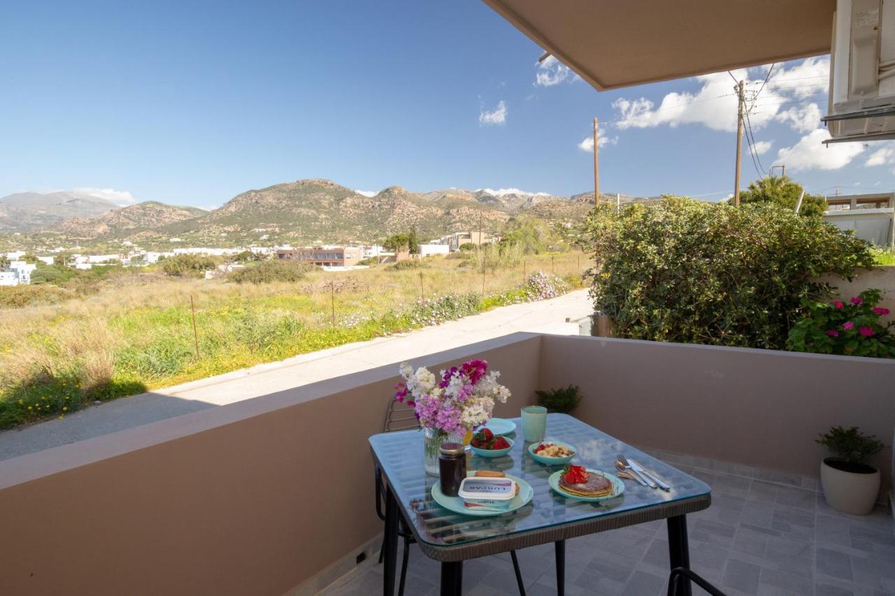 Studio Athena With Panoramic View Of Makrygialos Pilalímata Екстериор снимка