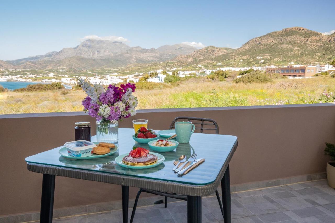 Studio Athena With Panoramic View Of Makrygialos Pilalímata Екстериор снимка