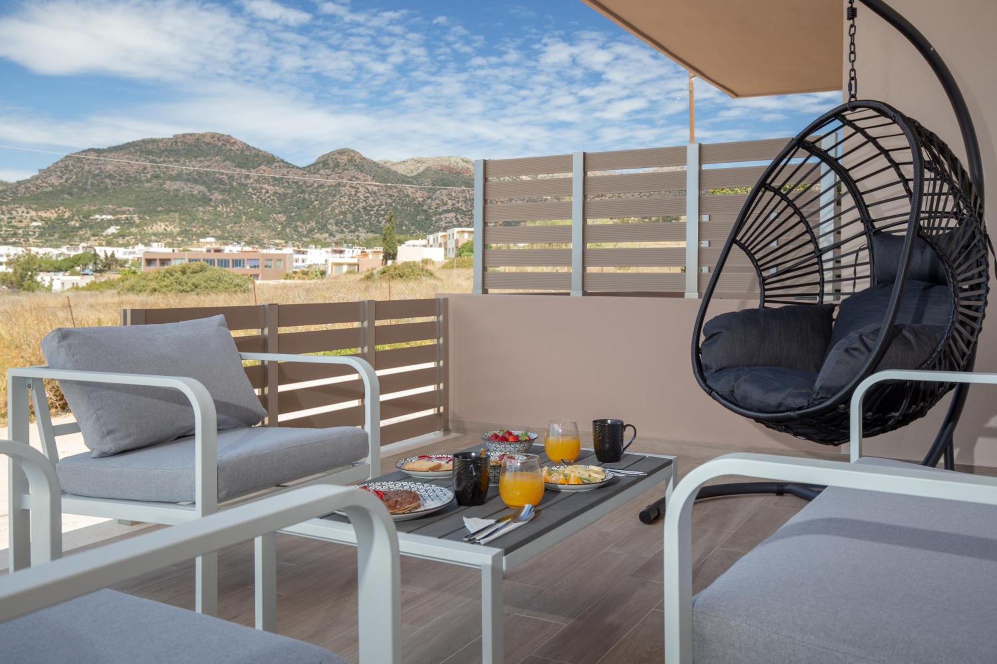 Studio Athena With Panoramic View Of Makrygialos Pilalímata Екстериор снимка